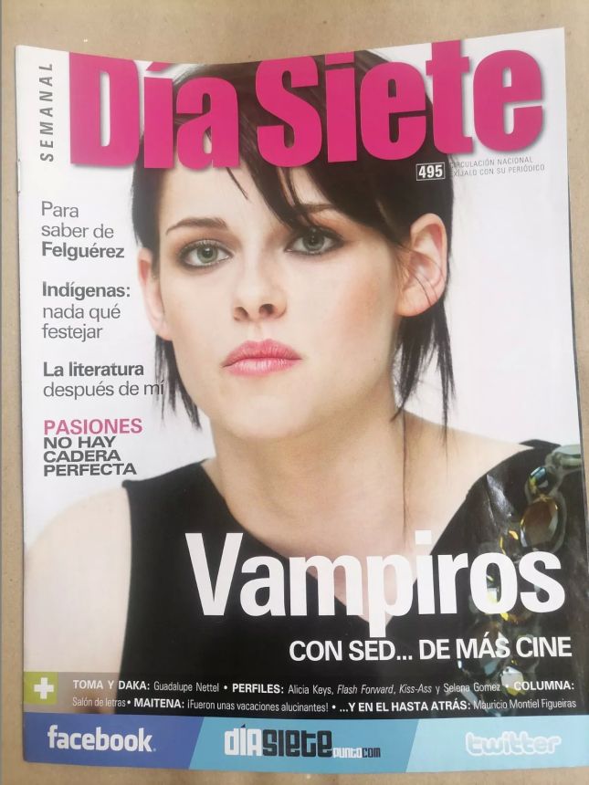 DIA SIETE magazine side cover Issue 495   2010