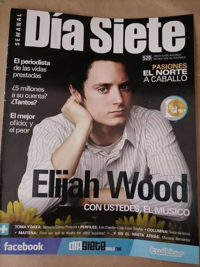 DIA SIETE magazine side cover Issue 520   2010