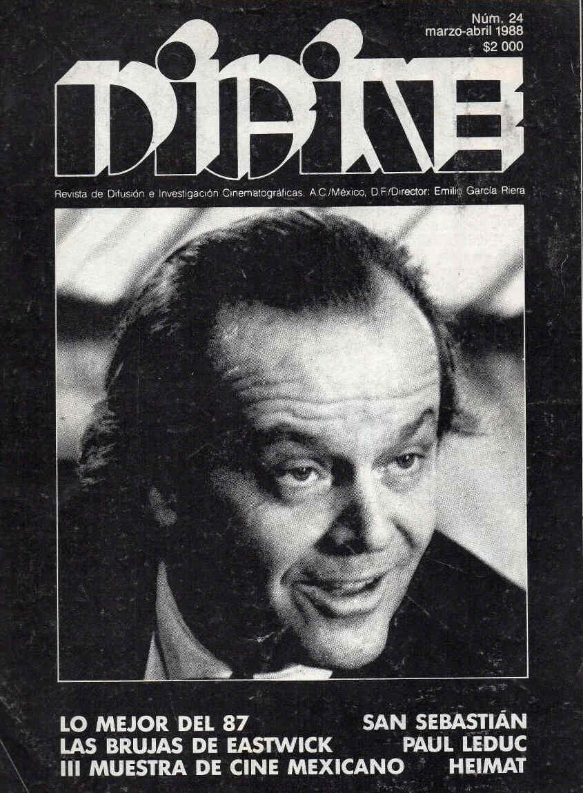 DICINE magazine side cover Issue 24 March/April 1988