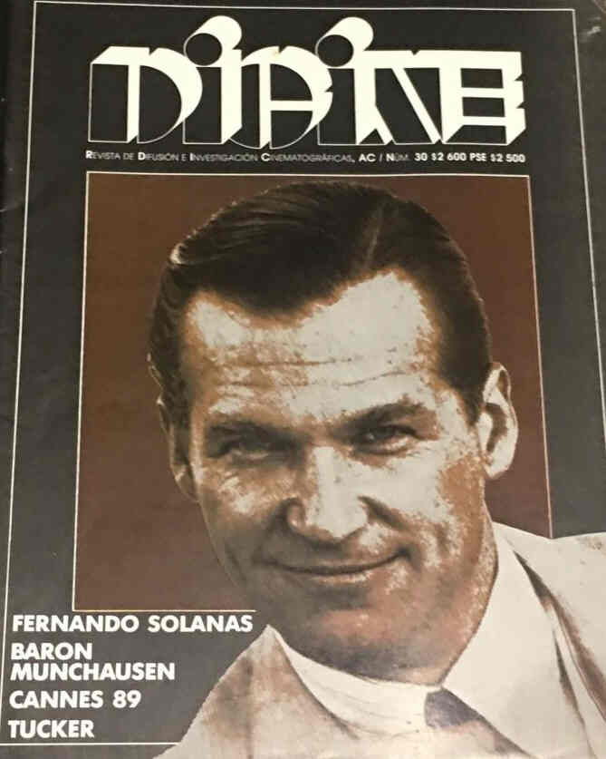 DICINE magazine side cover Issue 30  September 1989
