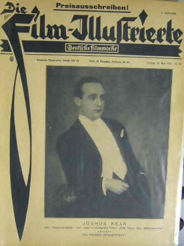 FILM-ILLUSTRIERTE | DIE magazine side cover Issue 21 26 May 1928