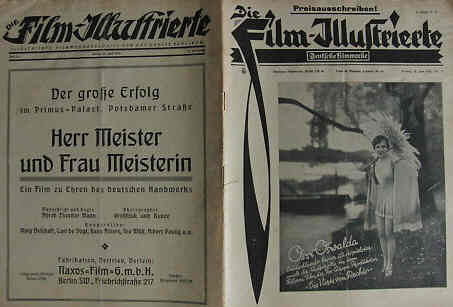FILM-ILLUSTRIERTE | DIE magazine side cover Issue 24 15 June 1928