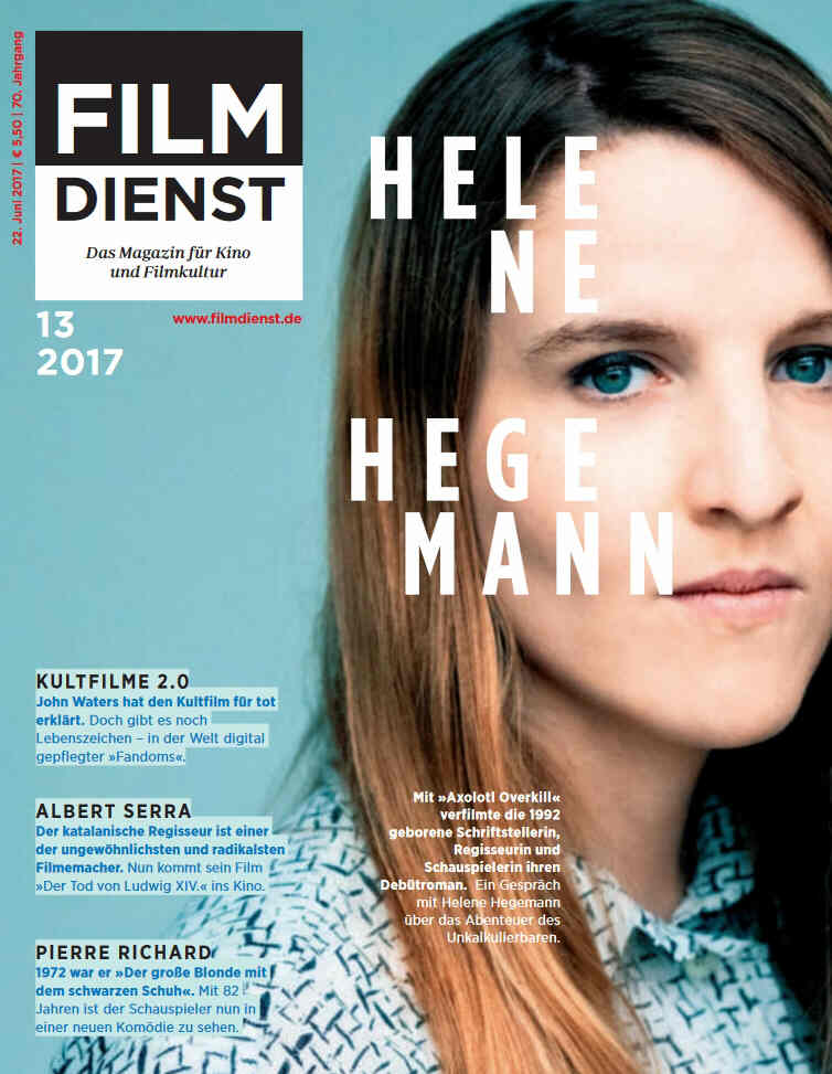 FILM DIENST magazine side cover Issue 13 22 June 2017