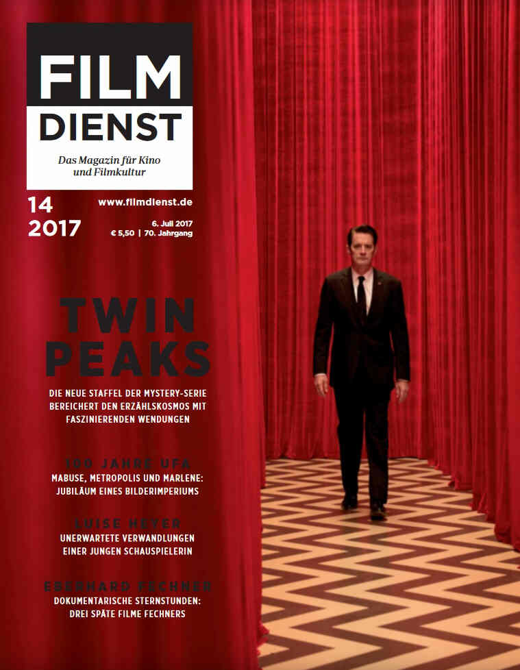 FILM DIENST magazine side cover Issue 14 6 July 2017
