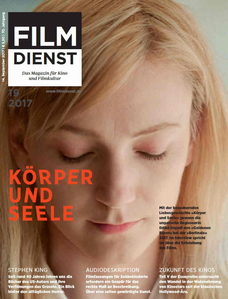 FILM DIENST magazine side cover Issue 19 14 September 2017