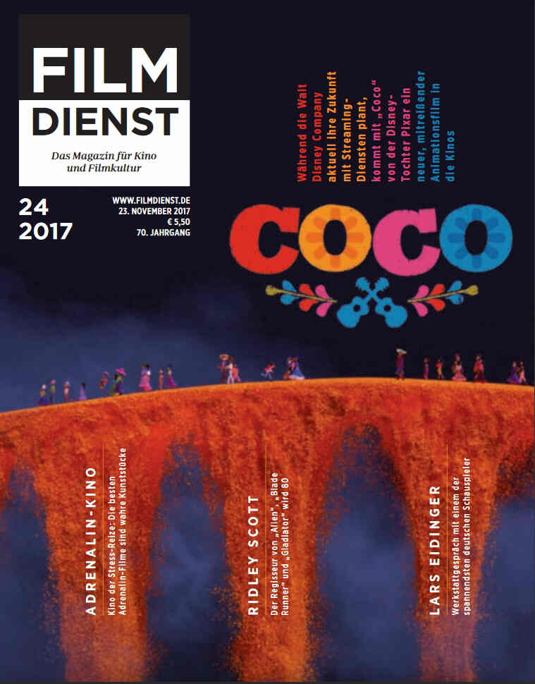 FILM DIENST magazine side cover Issue 24 23 November 2017