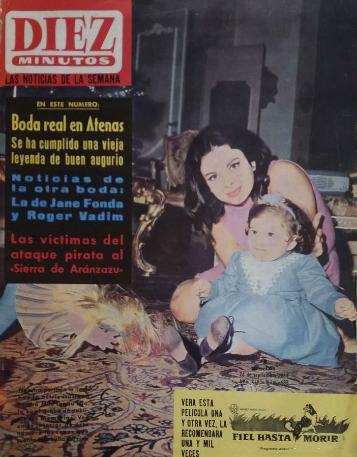 DIEZ MINUTOS magazine side cover Issue 683 10 October 1964
