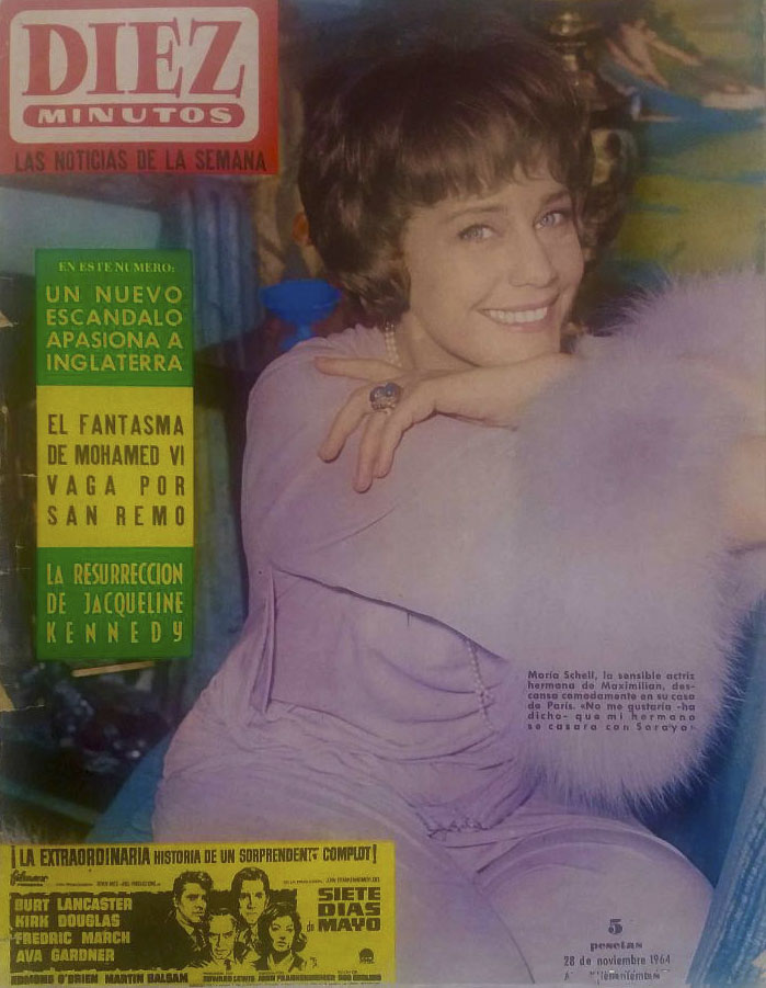 DIEZ MINUTOS magazine side cover Issue 692 28 November 1964