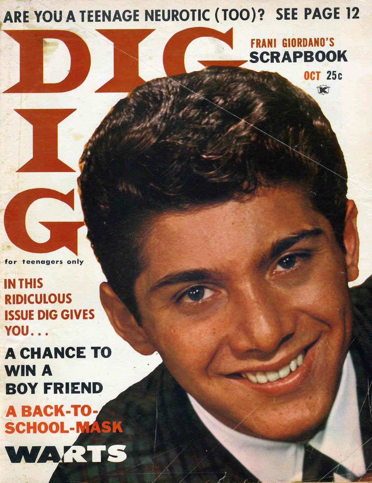 DIG magazine side cover October 1961
