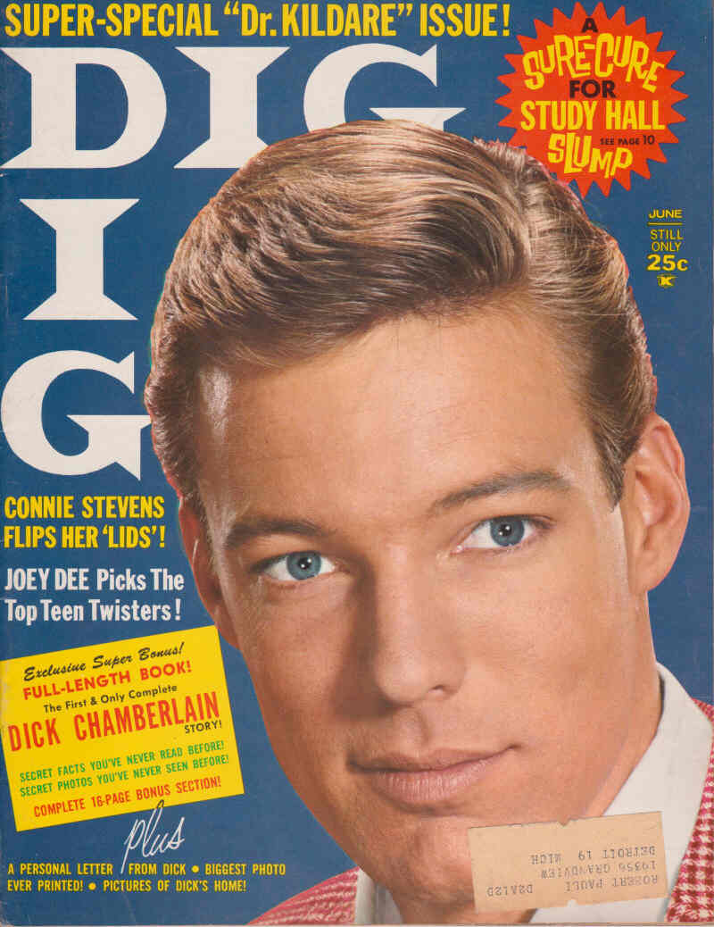 DIG magazine side cover June 1962