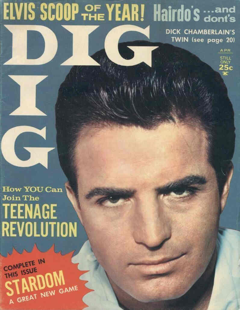 DIG magazine side cover  Vol 10 # 3 April 1963