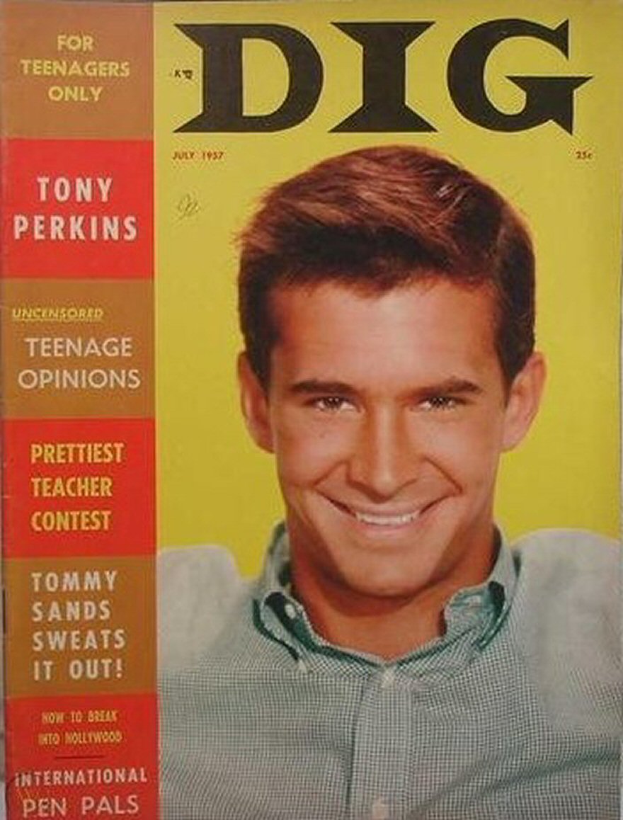 DIG magazine side cover  July 1957