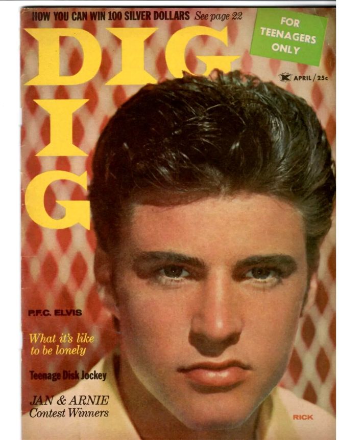DIG magazine side cover  April 1959