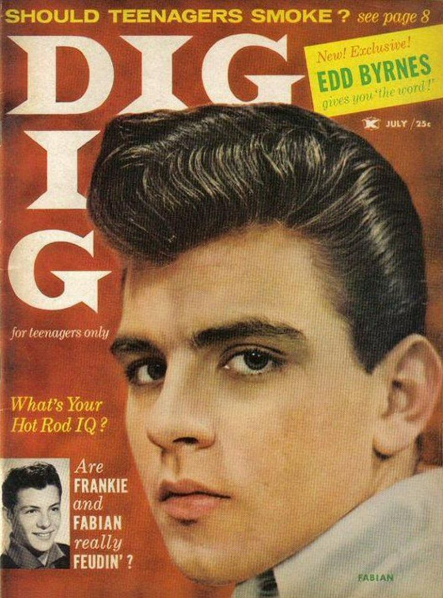 DIG magazine side cover  July 1959