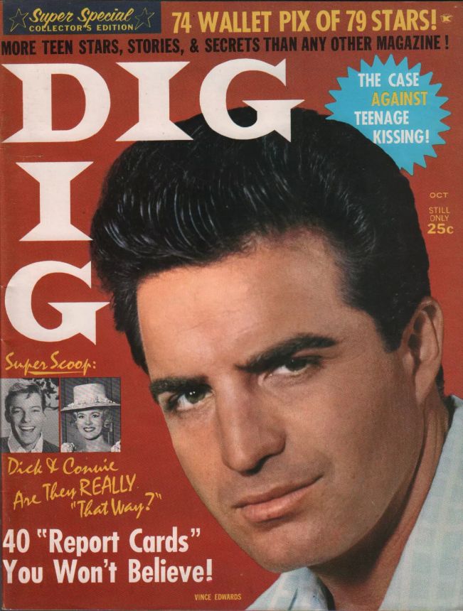 DIG magazine side cover  October 1962
