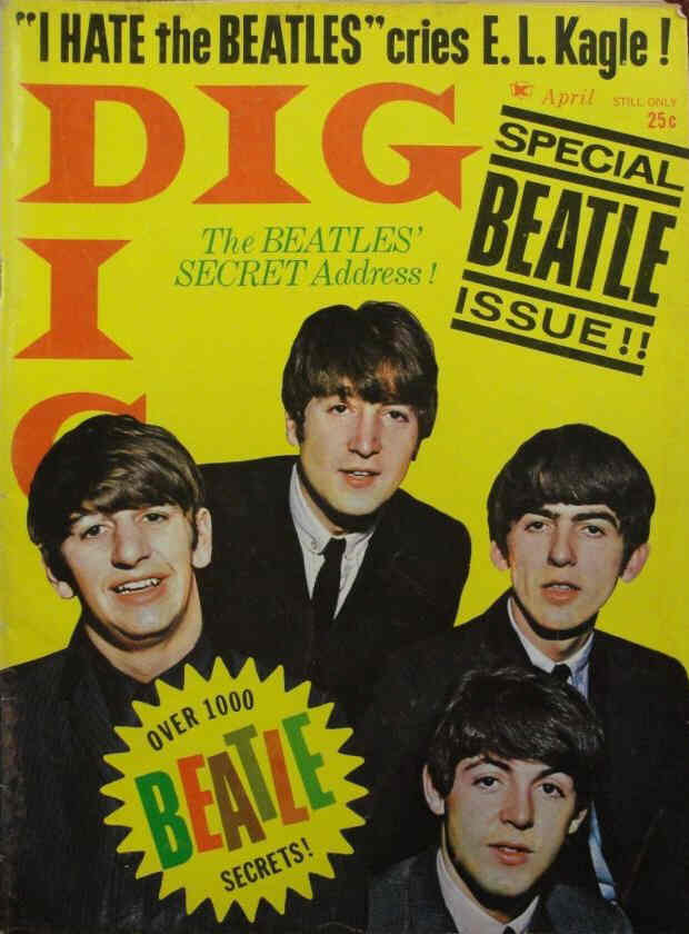 DIG magazine side cover  April 1964