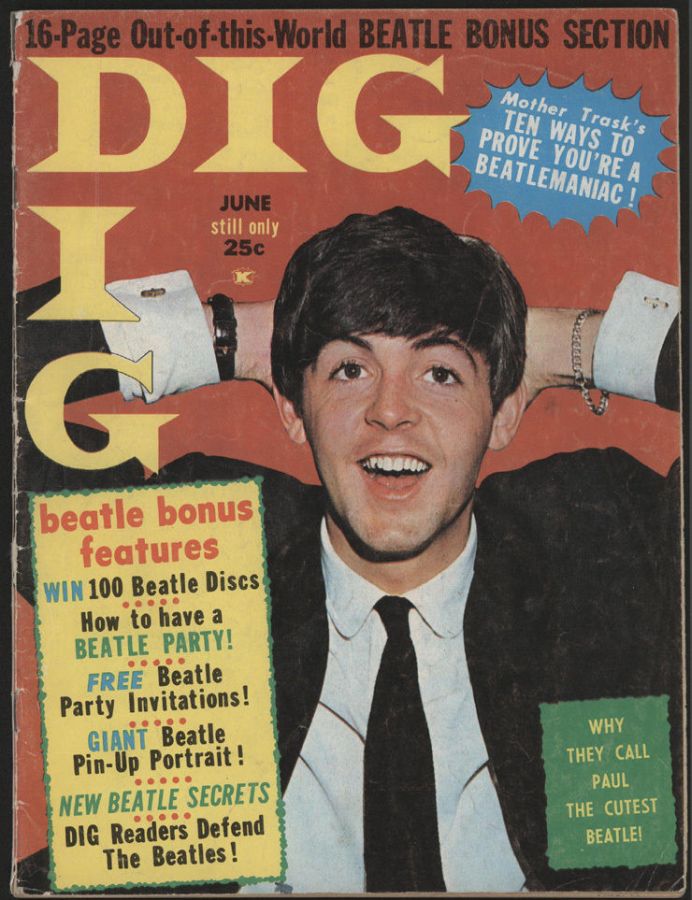 DIG magazine side cover  June 1964
