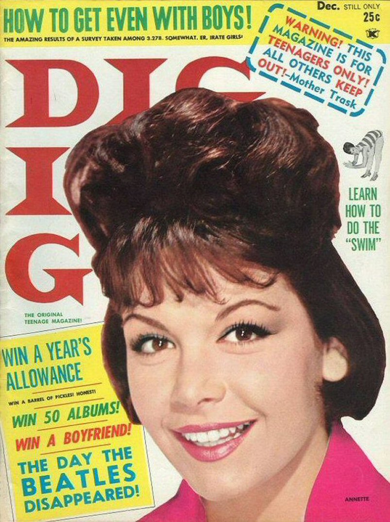 DIG magazine side cover  December 1964