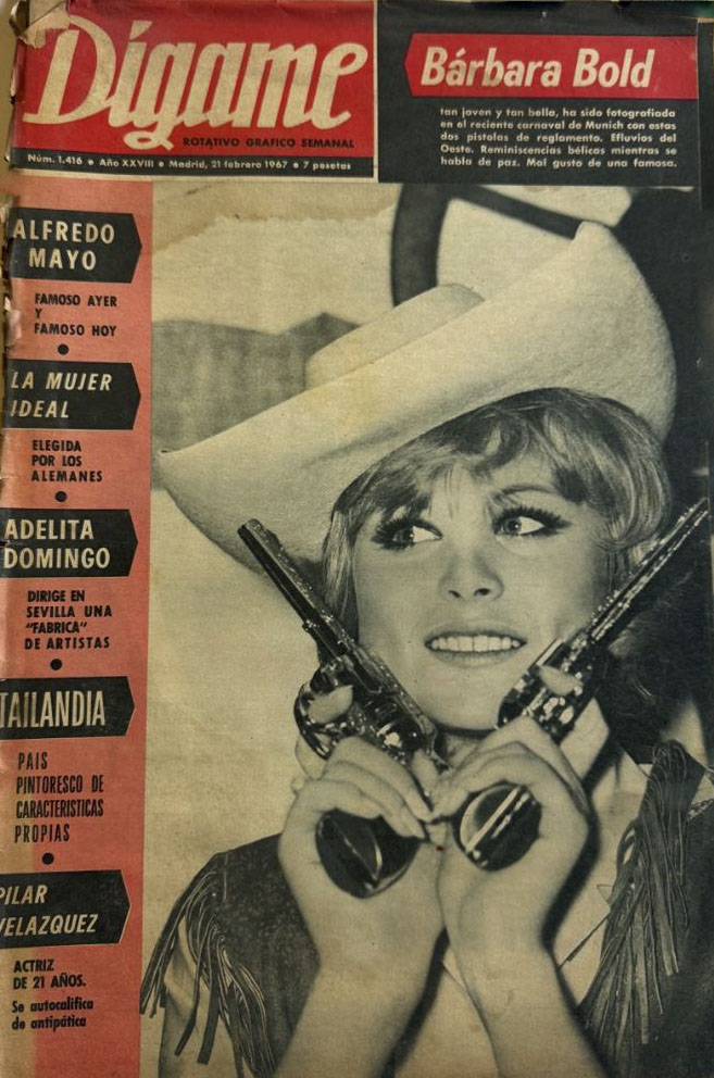 DIGAME magazine side cover Issue 1416 21 February 1962