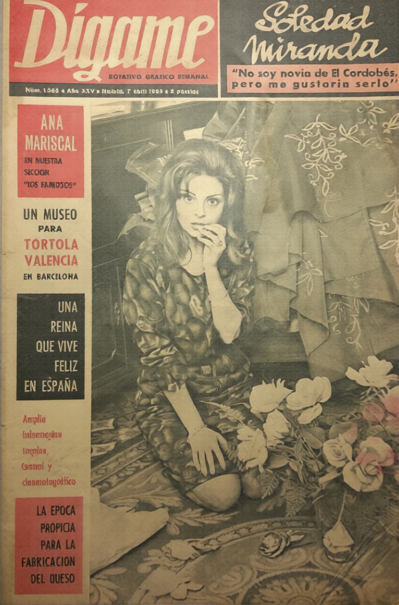 DIGAME magazine side cover Issue 1266 7 April 1964