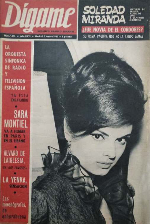 DIGAME magazine side cover Issue 1313 2 March 1965