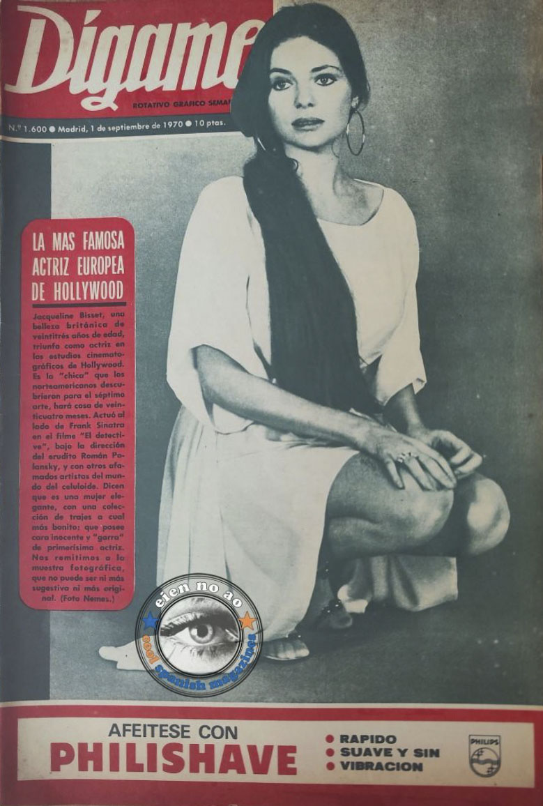 DIGAME magazine side cover Issue 1600 1 September 1970