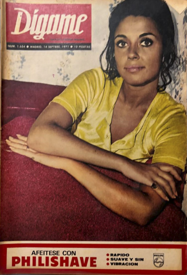 DIGAME magazine side cover Issue 1654 14 September 1971