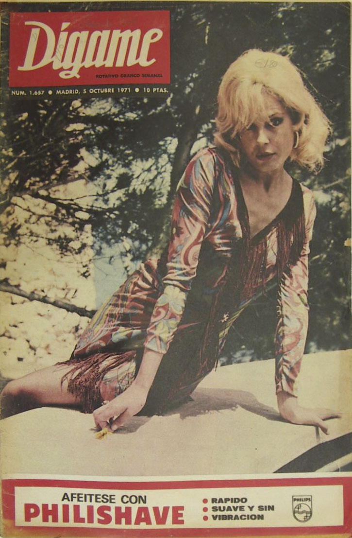 DIGAME magazine side cover Issue 1657 5 October 1971