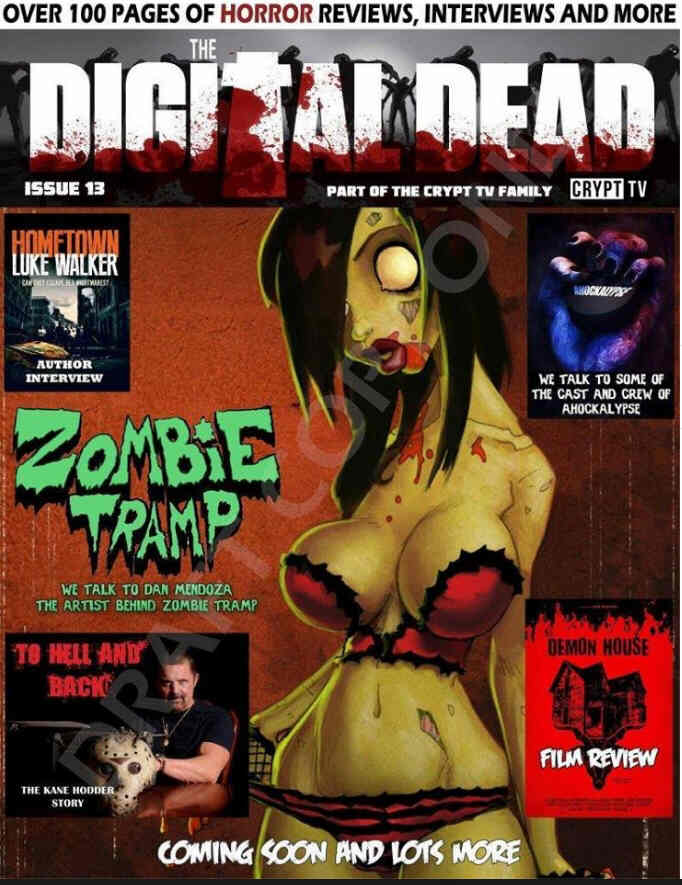 DIGITAL DEAD |THE magazine side cover Issue 13  November 2018