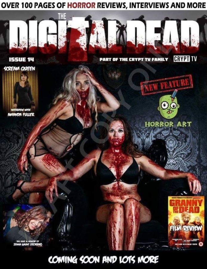 DIGITAL DEAD |THE magazine side cover Issue 14  February 2019