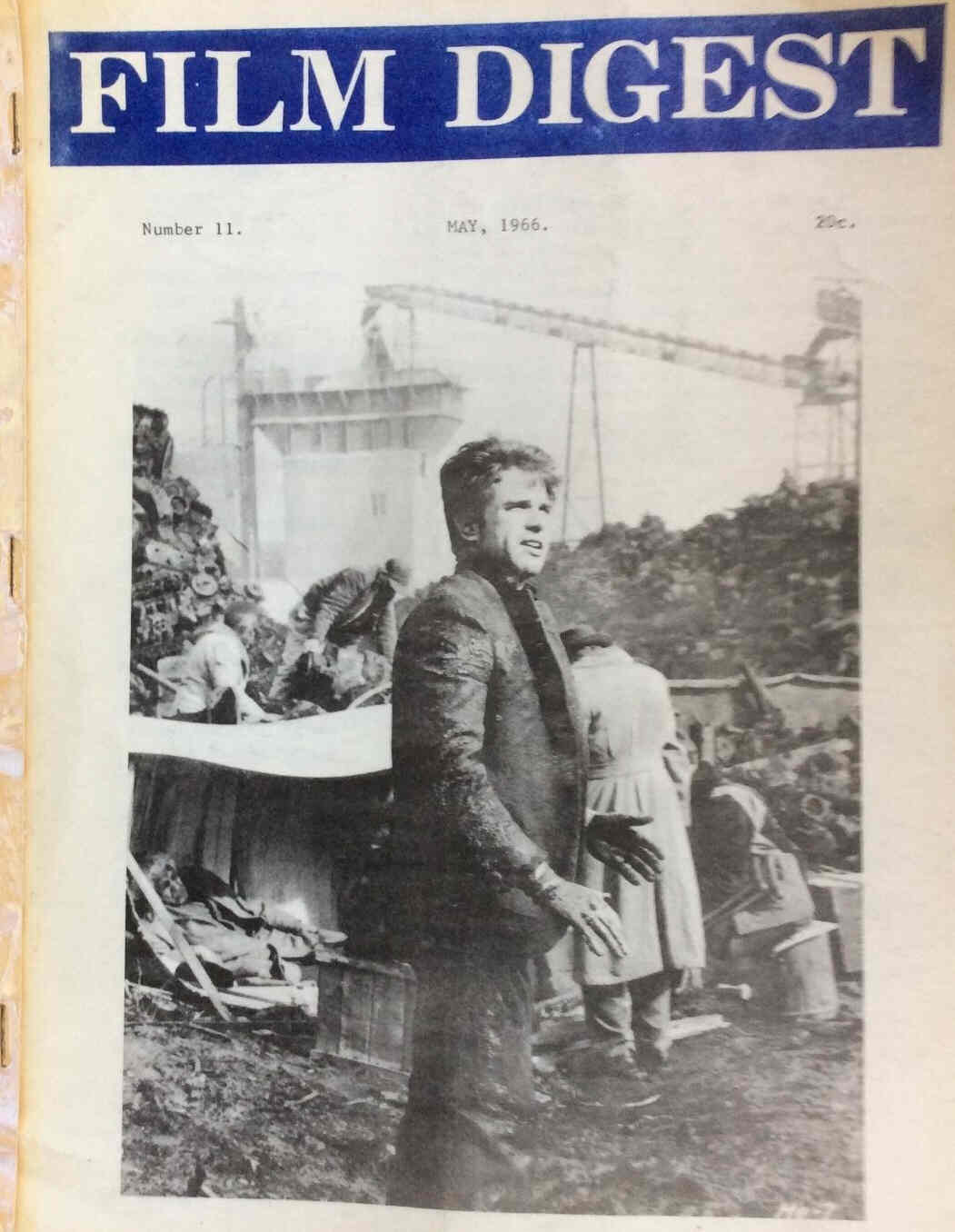 FILM DIGEST (Au) magazine side cover Issue 11 May 1966