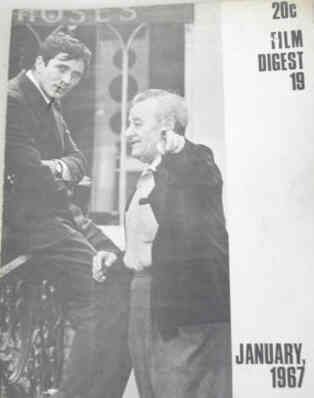 FILM DIGEST (Au) magazine side cover Issue 19 January 1967