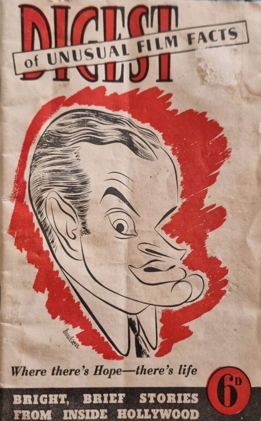 DIGEST OF UNUSUAL FILM FACTS magazine side cover   