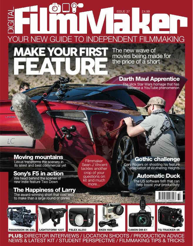 DIGITAL FILMMAKER magazine side cover Issue 37  2016