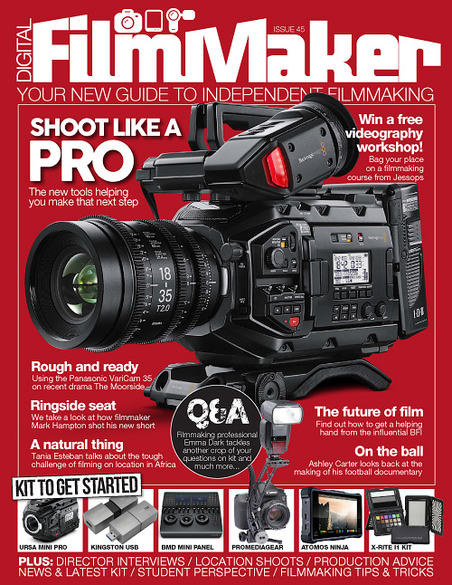 DIGITAL FILMMAKER magazine side cover Issue 45 April 2017