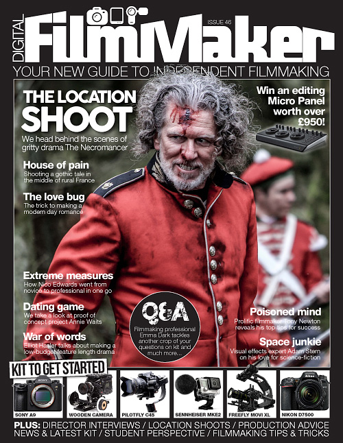 DIGITAL FILMMAKER magazine side cover Issue 46 May 2017