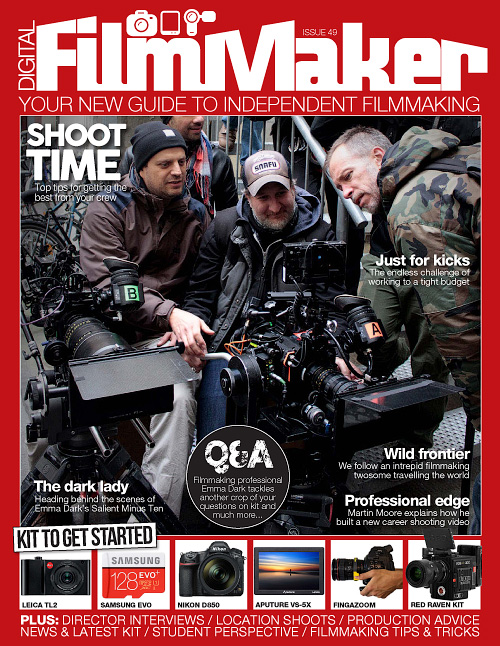 DIGITAL FILMMAKER magazine side cover Issue 49 September 2017