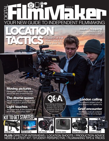 DIGITAL FILMMAKER magazine side cover Issue 56  June 2018