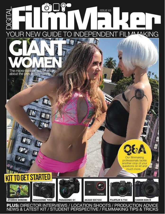 DIGITAL FILMMAKER magazine side cover Issue 65  March 2019