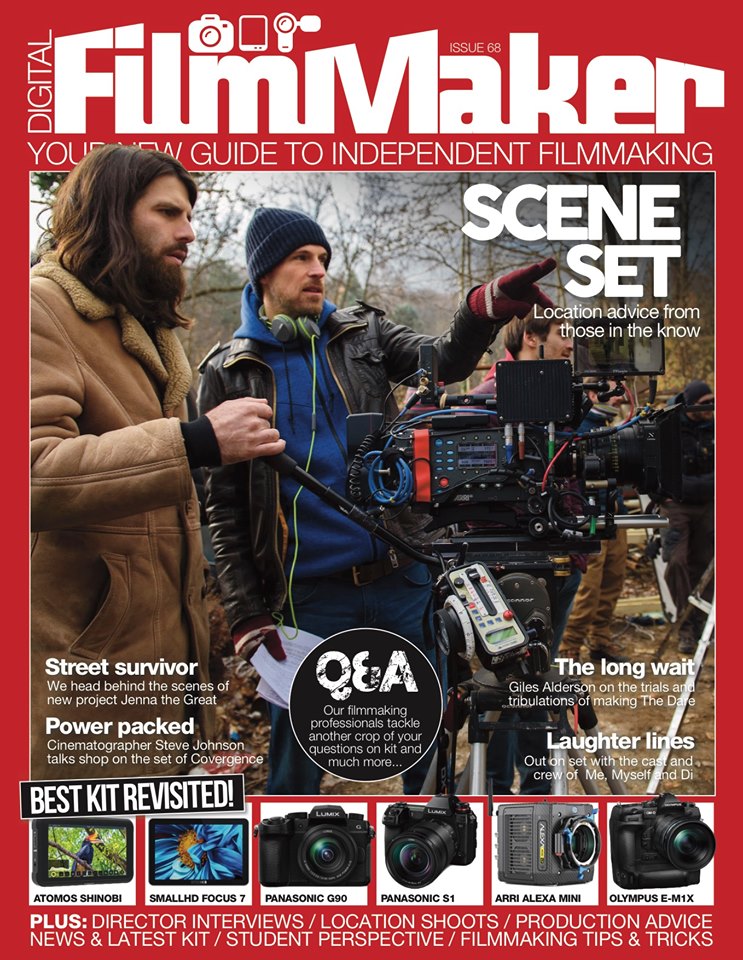DIGITAL FILMMAKER magazine side cover Issue 68  June 2019