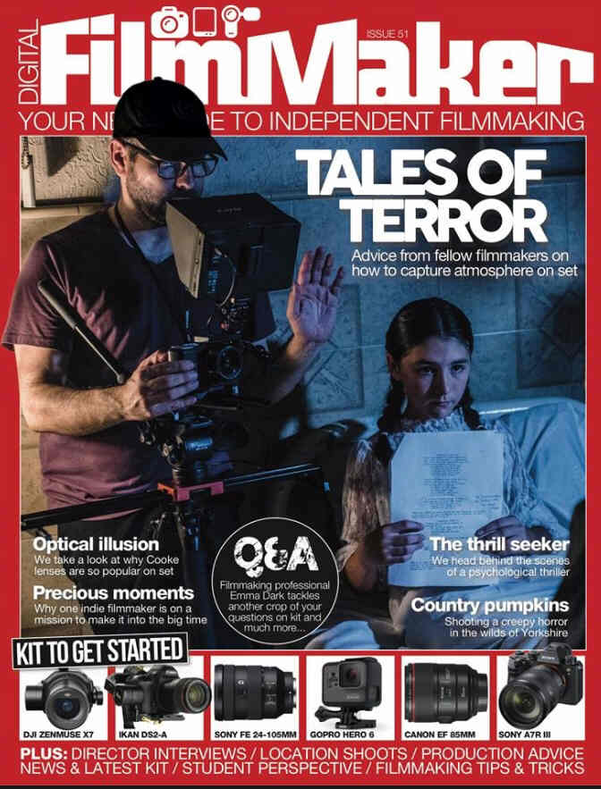 DIGITAL FILMMAKER magazine side cover Issue 51  November 2017