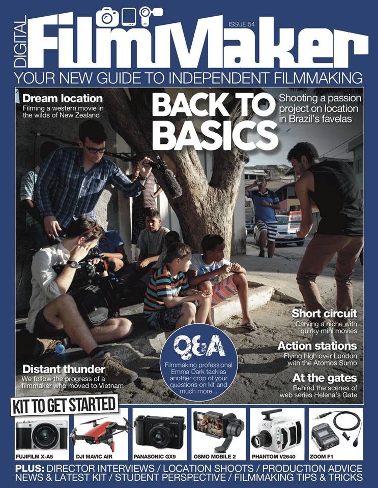 DIGITAL FILMMAKER magazine side cover Issue 54  February 2018