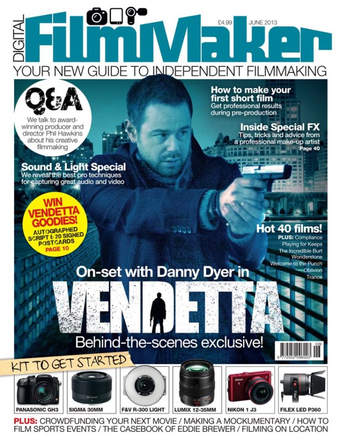 DIGITAL FILMMAKER magazine side cover Issue 4 June 2013