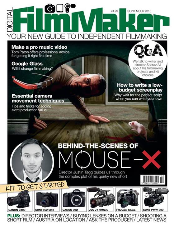 DIGITAL FILMMAKER magazine side cover Issue 7 September 2013
