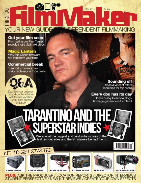 DIGITAL FILMMAKER magazine side cover Issue 11 January 2014