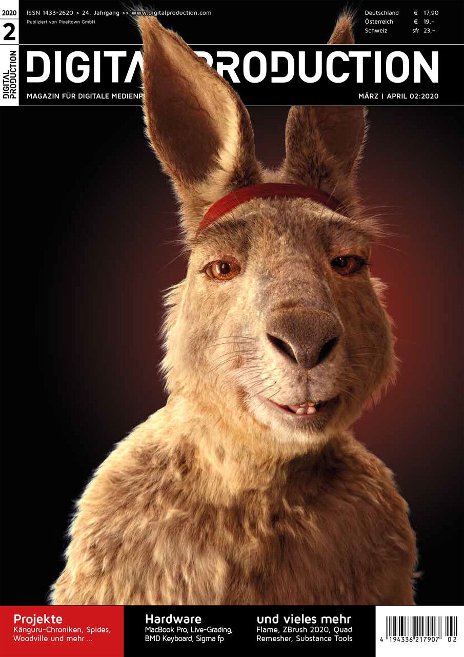 DIGITAL PRODUCTION magazine side cover Issue 2  March/April 2020