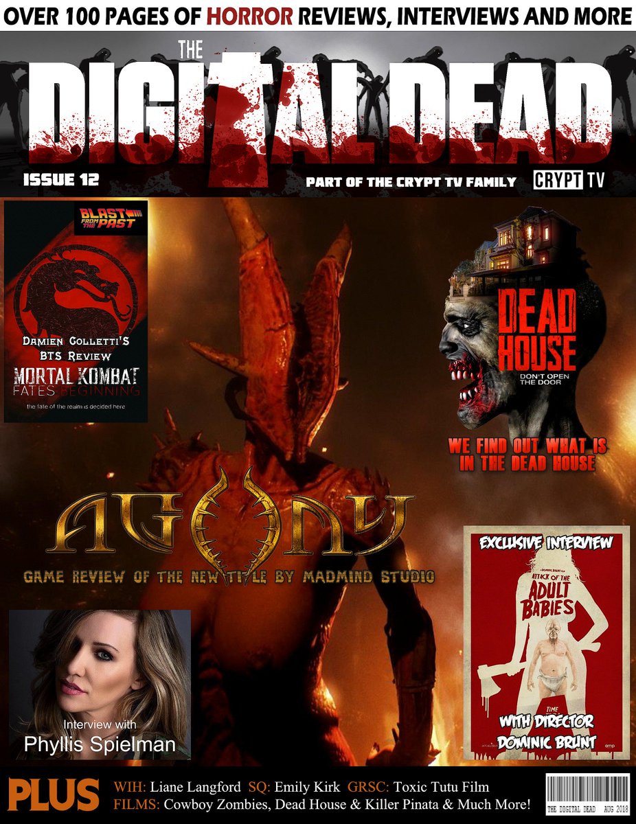 DIGITAL DEAD |THE magazine side cover Issue 12  August 2018