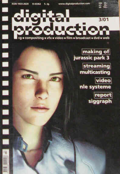 DIGITAL PRODUCTION magazine side cover May/June 2001
