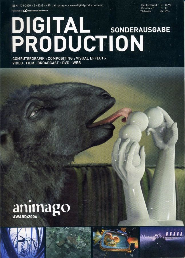 DIGITAL PRODUCTION magazine side cover  2006