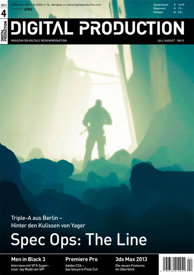 DIGITAL PRODUCTION magazine side cover July/August 2012